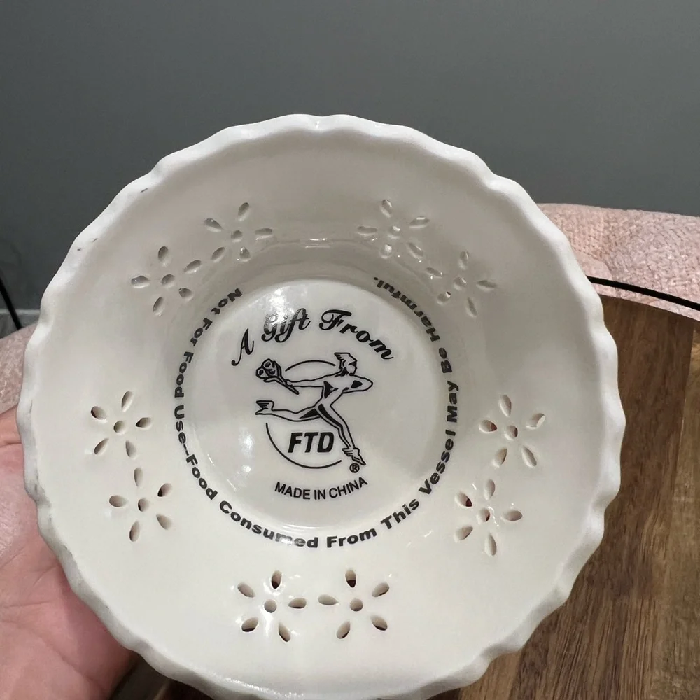VTG FTD Decorative Bowl